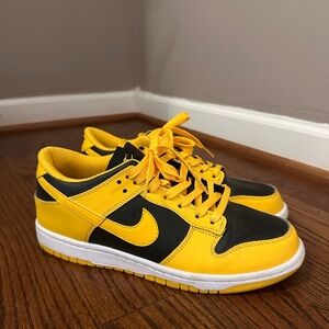 Nike Yellow and Black Dunks